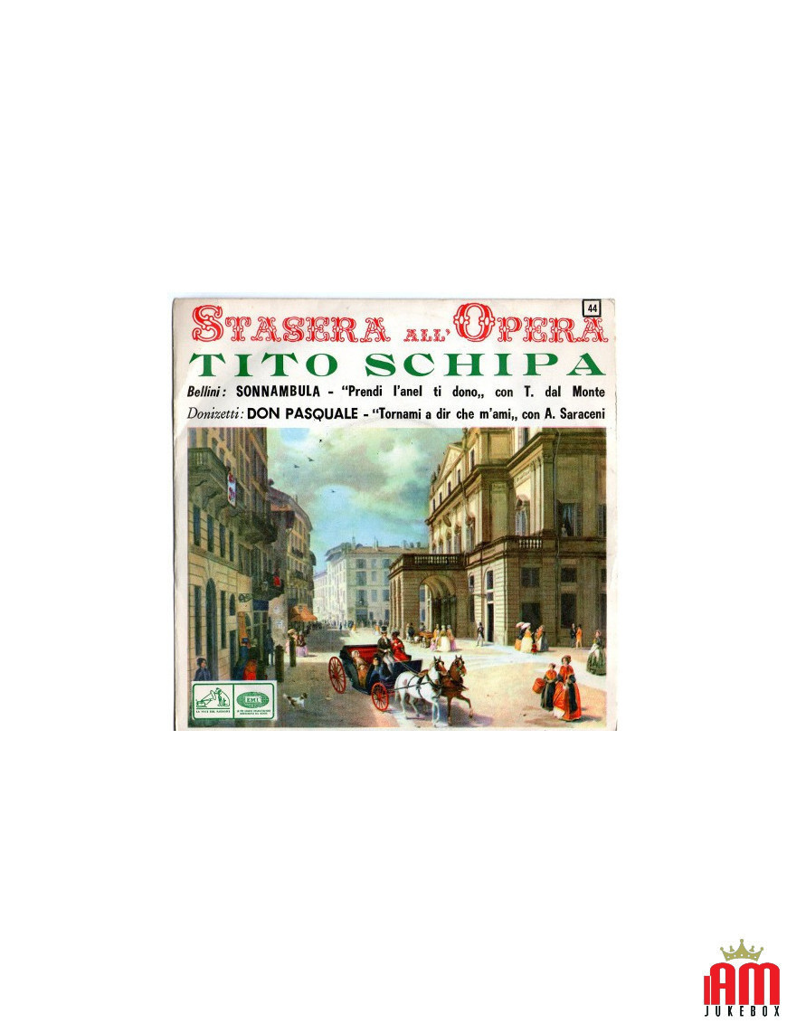 Sonnambula Don Pasquale [Tito Schipa] - Vinyl 7", Single, 45 RPM [product.brand] 1 - Shop I'm Jukebox 