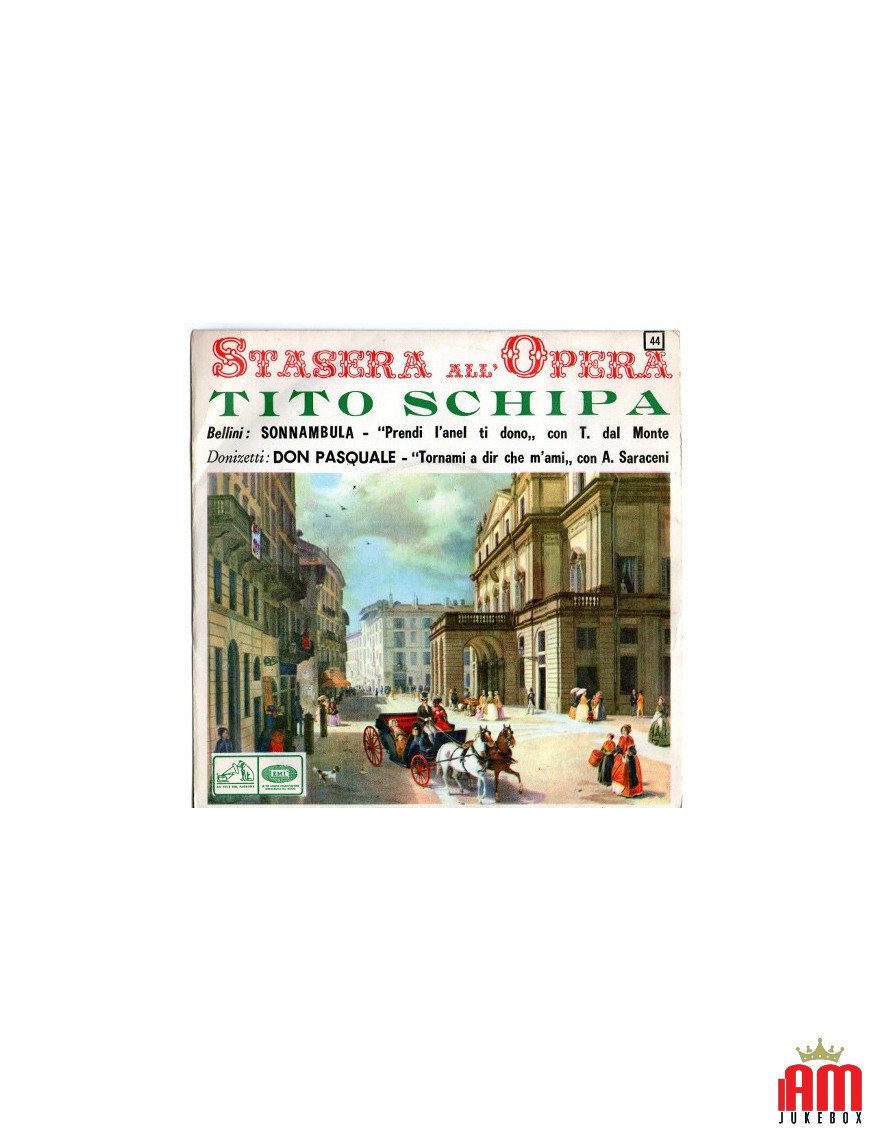 Sonnambula Don Pasquale [Tito Schipa] – Vinyl 7", Single, 45 RPM [product.brand] 1 - Shop I'm Jukebox 