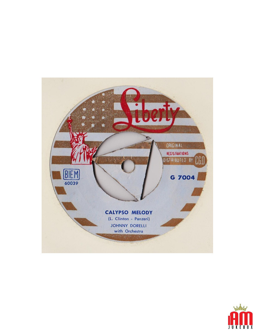Calypso Melody [Johnny Dorelli] – Vinyl 7", 45 RPM [product.brand] 1 - Shop I'm Jukebox 