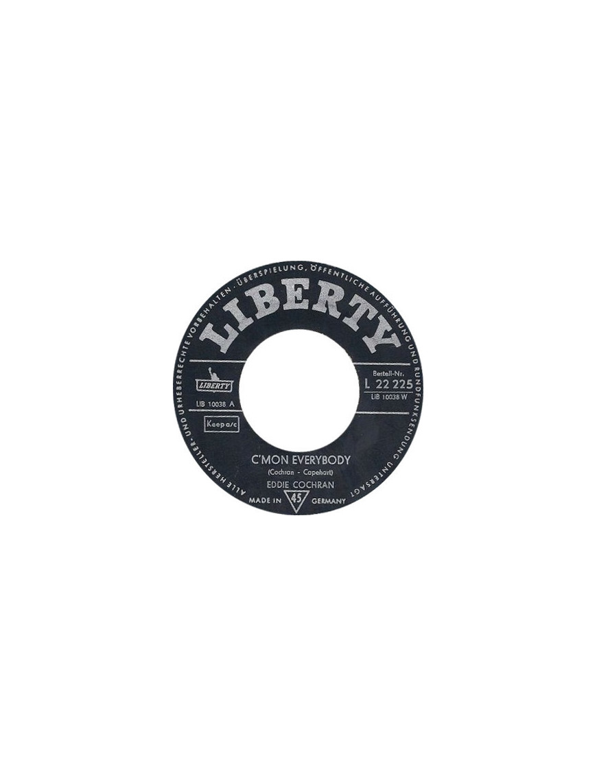 C'Mon Everybody Three Steps To Heaven [Eddie Cochran] - Vinyl 7", 45 RPM, Single [product.brand] 1 - Shop I'm Jukebox 