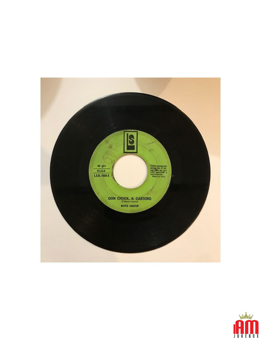 Don Chuck, Il Castoro [Boys Group] - Vinyl 7", 45 RPM [product.brand] 1 - Shop I'm Jukebox 