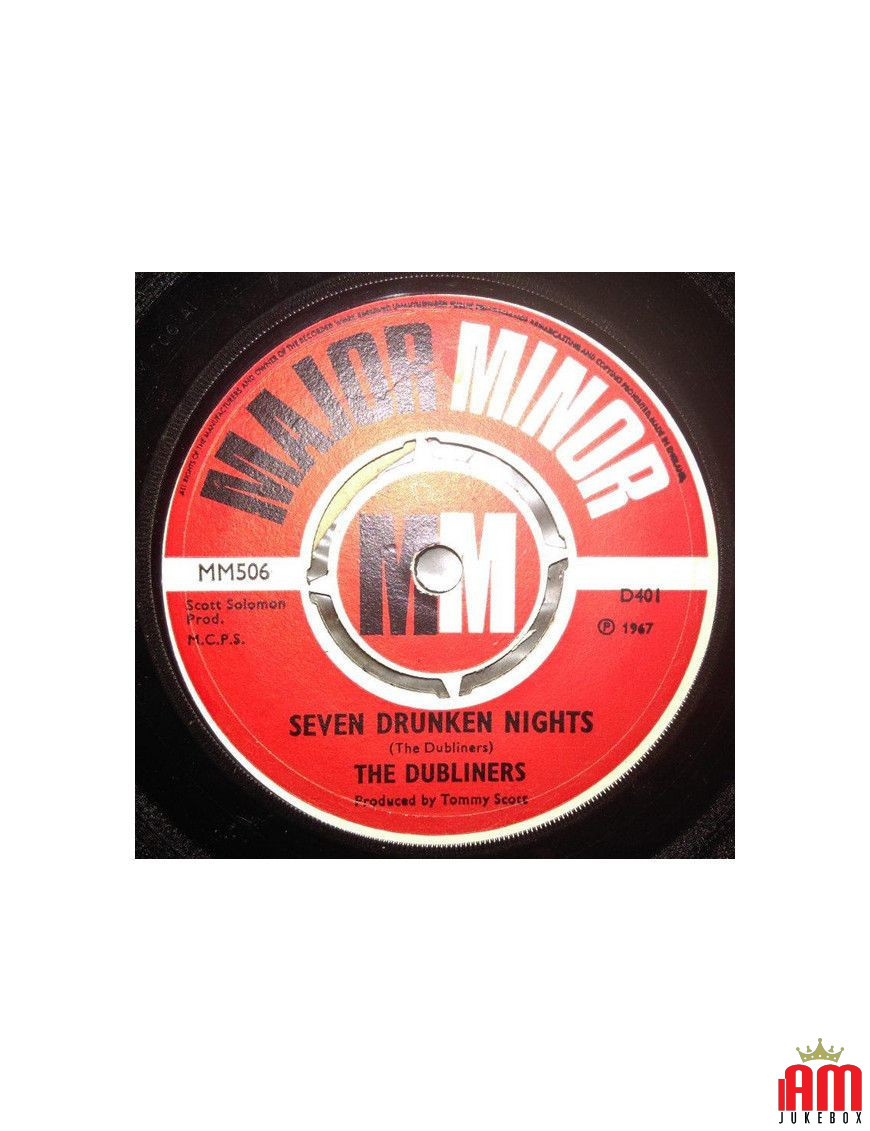 Sept nuits ivres [The Dubliners] - Vinyl 7", 45 RPM, Single [product.brand] 1 - Shop I'm Jukebox 