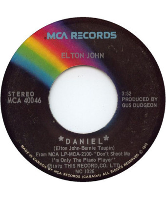 Daniel [Elton John] - Vinyle 7", 45 tours, single