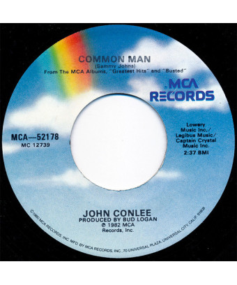 Common Man [John Conlee] - Vinyl 7", 45 RPM, Single