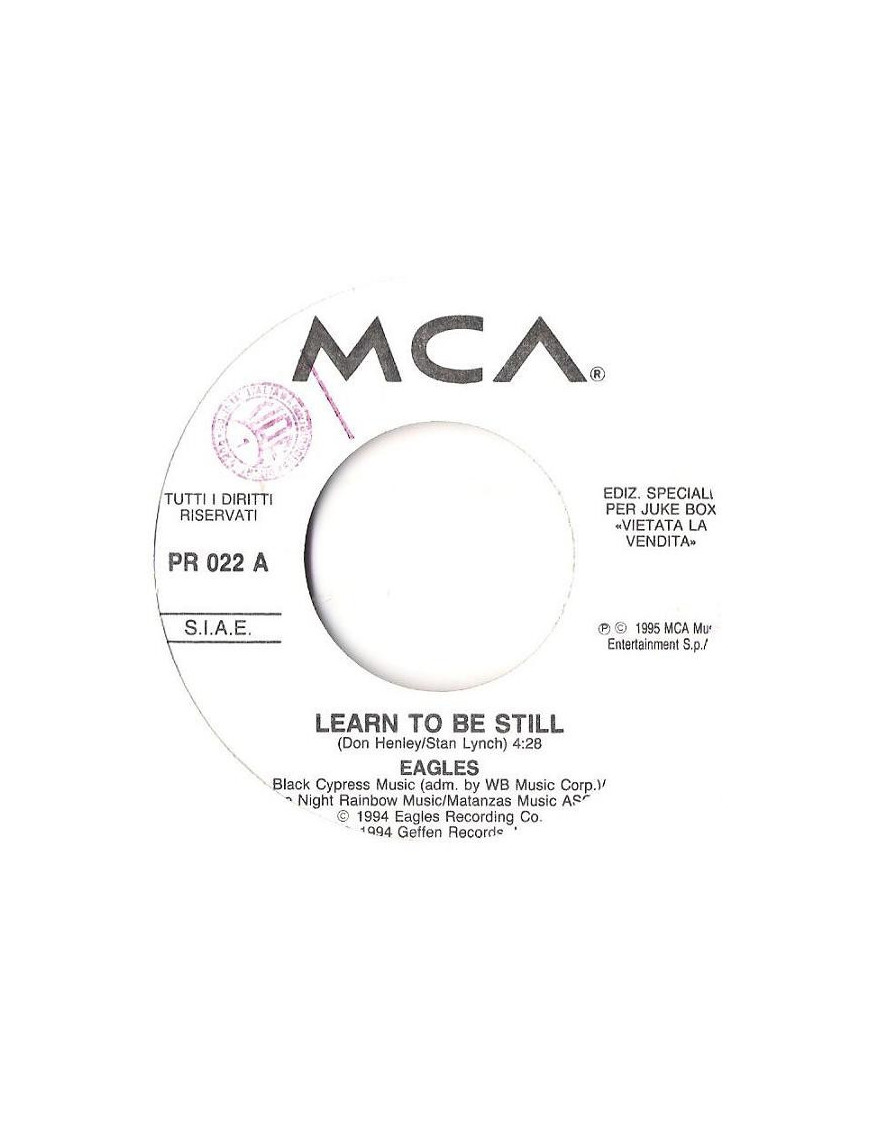 Apprenez à être encore un enfant de l'homme [Eagles,...] - Vinyl 7", 45 RPM, Jukebox