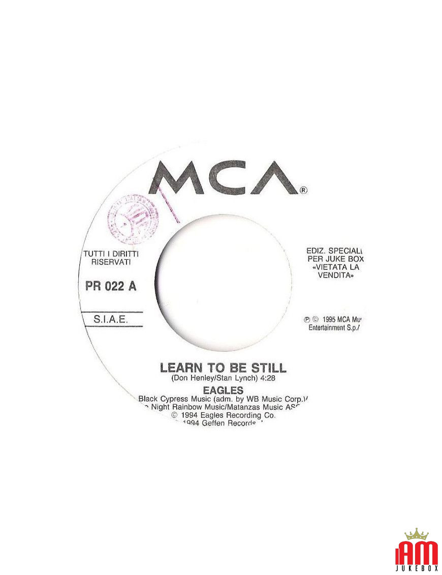 Learn To Be Still Child Of Man [Eagles,...] - Vinyl 7", 45 RPM, Jukebox [product.brand] 1 - Shop I'm Jukebox 