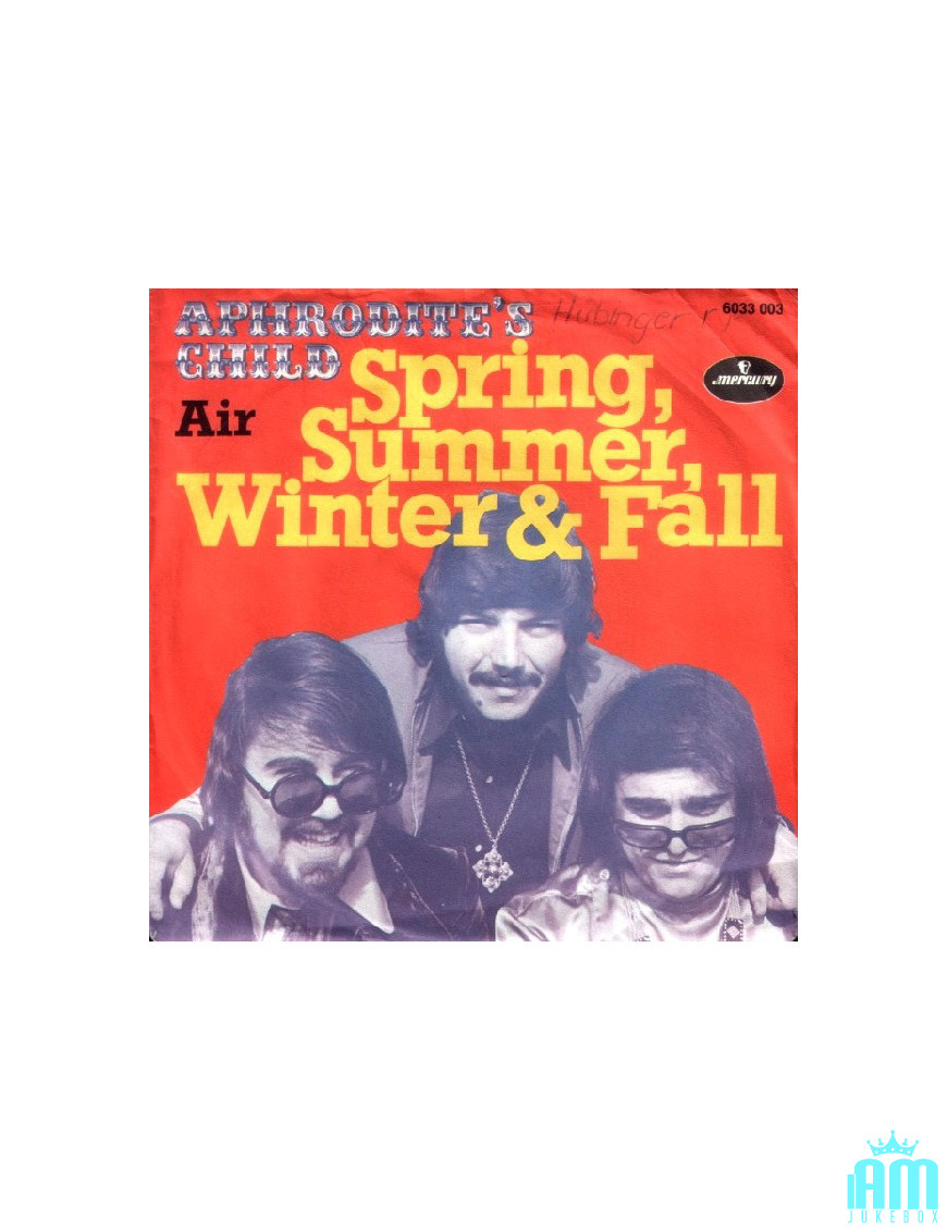 Printemps, été, hiver et automne [Aphrodite's Child] - Vinyl 7", 45 RPM, Single [product.brand] 1 - Shop I'm Jukebox 