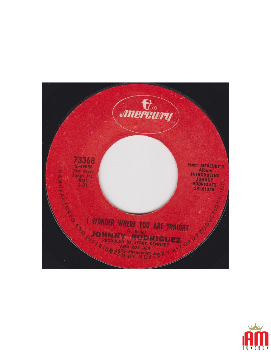 I Wonder Where You Are Tonight You Always Come Back (to Hurting Me) [Johnny Rodriguez (4)] - Vinyl 7", 45 RPM,... [product.brand