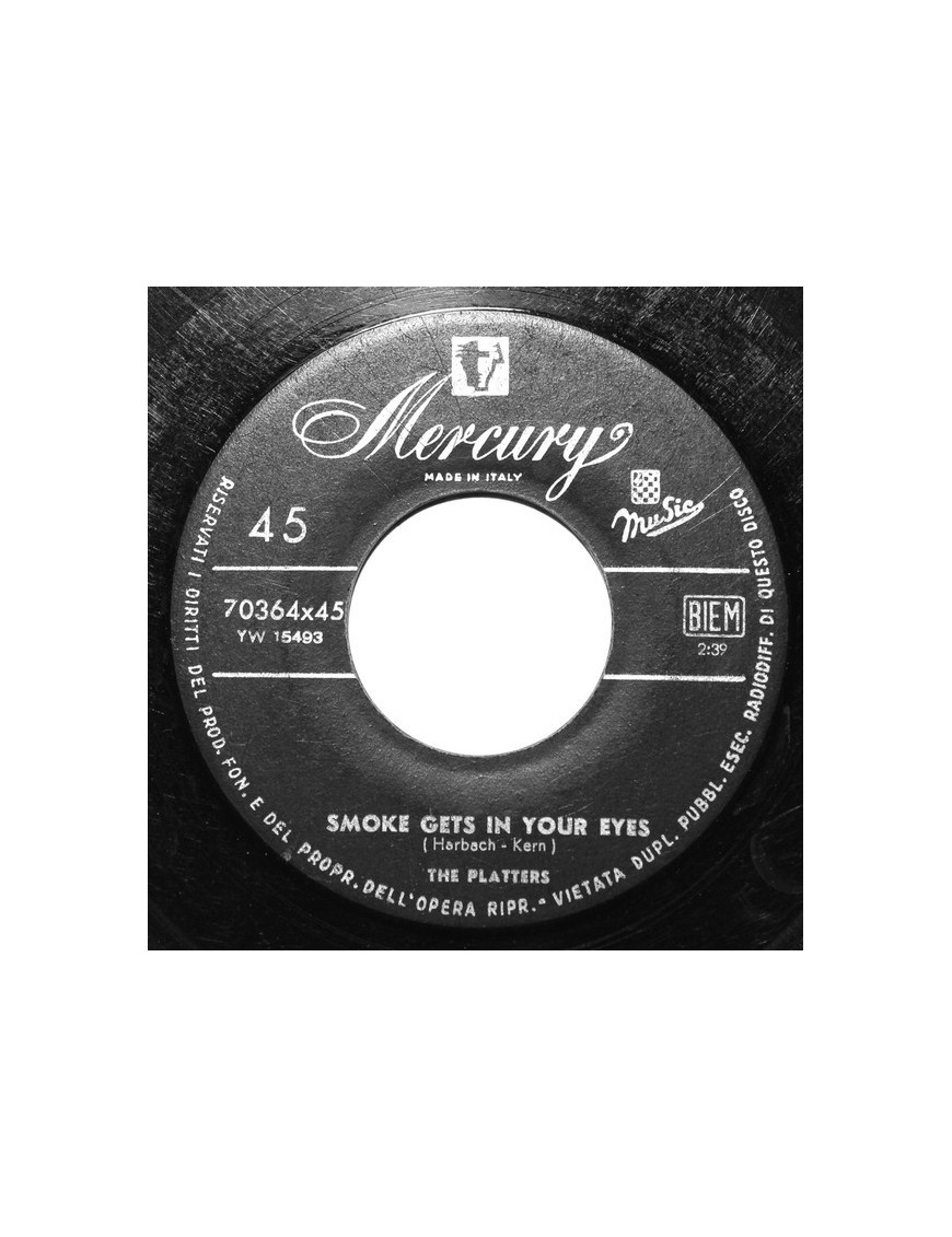 Smoke Gets In Your Eyes [The Platters] – Vinyl 7", 45 RPM [product.brand] 1 - Shop I'm Jukebox 