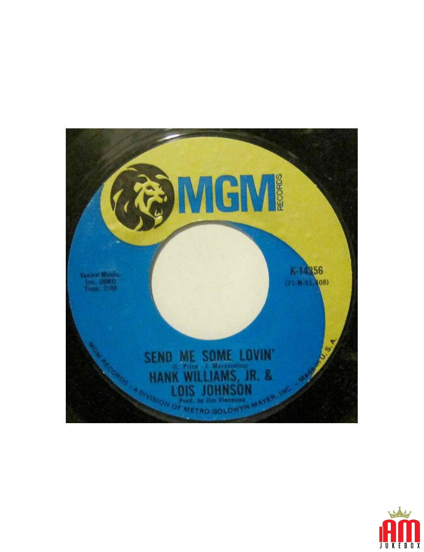 Envoyez-moi un peu d'amour [Hank Williams Jr.,...] - Vinyl 7", 45 RPM, Single [product.brand] 1 - Shop I'm Jukebox 