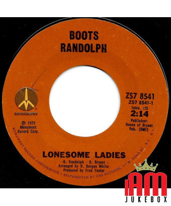Lonesome Ladies Mountain Menuet [Boots Randolph] – Vinyl 7", 45 RPM, Single