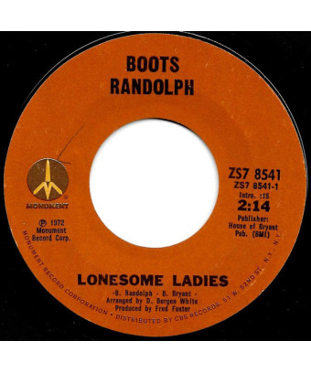 Lonesome Ladies Mountain Menuet [Boots Randolph] - Vinyle 7", 45 RPM, Single