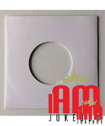 100 Umschläge, Hüllen aus dickem, weißem Papier, 80 g/m, perforiert, für Schallplatten mit 45 U/min, 7 Zoll U/min, für Vinyl, Du
