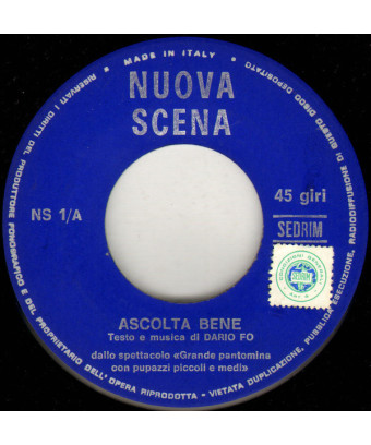 Hör gut zu [Nuova Scena] – Vinyl 7", 45 RPM [product.brand] 1 - Shop I'm Jukebox 