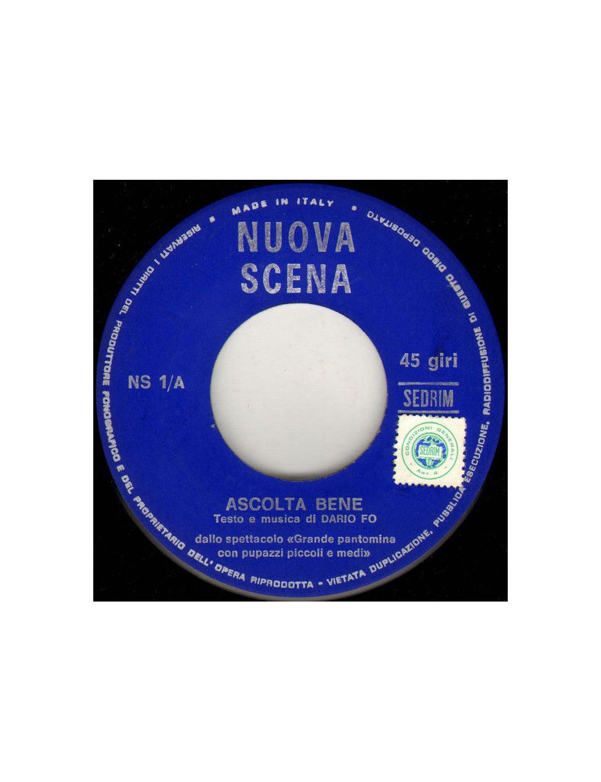 Écoute bien [Nuova Scena] - Vinyl 7", 45 RPM [product.brand] 1 - Shop I'm Jukebox 