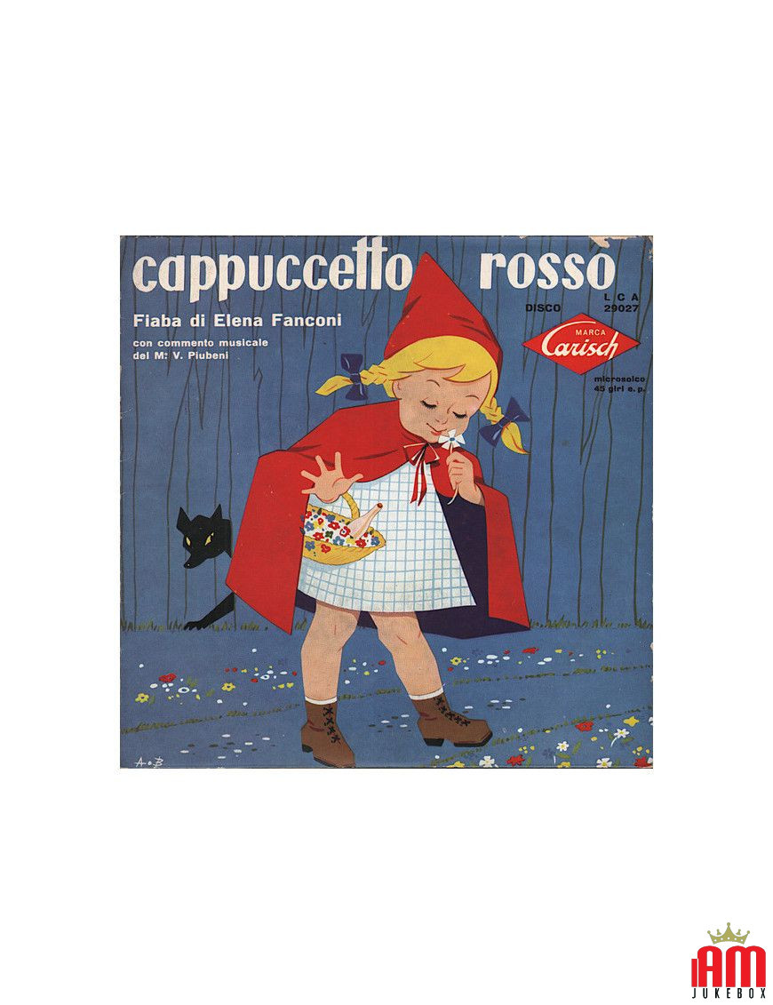 Cappuccetto Rosso Cenerentola [Elena Fanconi] - Vinyl 7", 45 RPM, EP [product.brand] 1 - Shop I'm Jukebox 