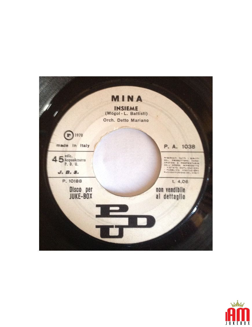 Ensemble [Mina (3)] - Vinyle 7", 45 RPM, Jukebox [product.brand] 1 - Shop I'm Jukebox 