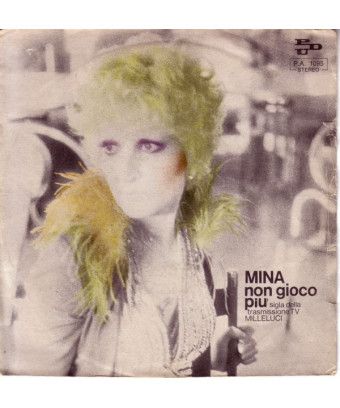 Non Gioco Più [Mina (3)] - Vinyl 7", 45 RPM, Single, Stereo [product.brand] 1 - Shop I'm Jukebox 