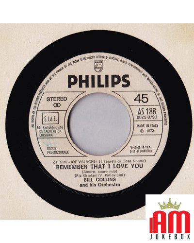 Remember That I Love You (Amore, Cuore Mio) Pardon Me Sir [Bill Collins And His Orchestra,...] - Vinyl 7", 45 RPM,... [product.b