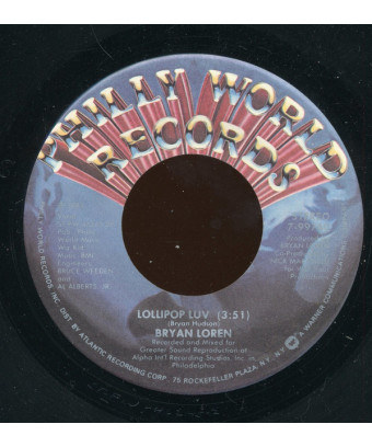 Lollipop Luv [Bryan Loren] – Vinyl 7", 45 RPM, Single [product.brand] 1 - Shop I'm Jukebox 