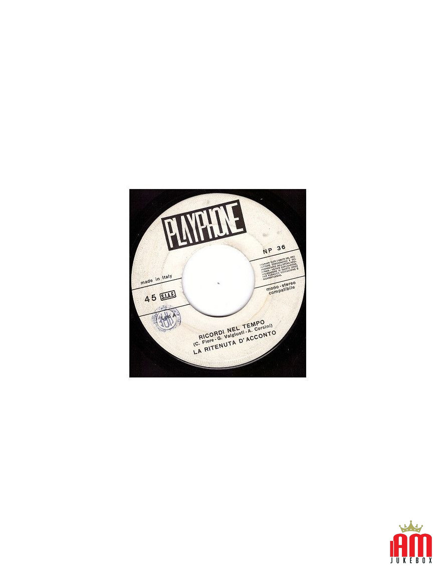 Memories Over Time Giovanna [La Ritenuta D'Acconto] - Vinyl 7", Single, 45 RPM [product.brand] 1 - Shop I'm Jukebox 