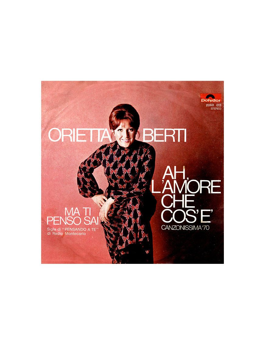 Ah, L'Amore Che Cos'È [Orietta Berti] - Vinyl 7", 45 RPM, Single, Stéréo [product.brand] 1 - Shop I'm Jukebox 