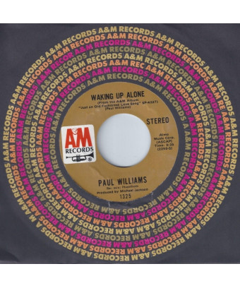 We've Only Just Begun [Paul Williams (2)] - Vinyl 7", 45 RPM, Single