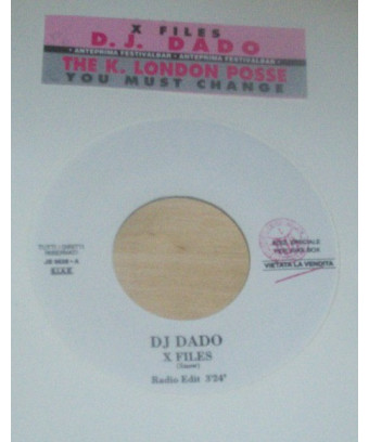 The X-Files You Must Change [DJ Dado,...] - Vinyl 7", 45 RPM, Jukebox [product.brand] 1 - Shop I'm Jukebox 