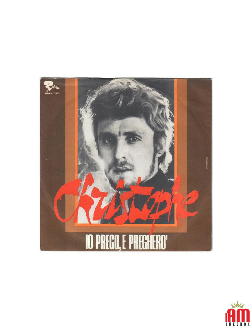 I Pray And I Will Pray [Christophe] – Vinyl 7", 45 RPM [product.brand] 1 - Shop I'm Jukebox 