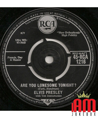 Bist du einsam heute Nacht? [Elvis Presley,...] – Vinyl 7", 45 RPM, Single