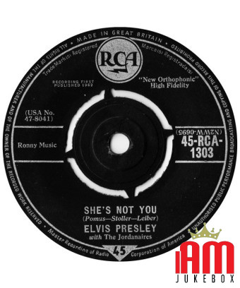 Elle n'est pas toi [Elvis Presley,...] - Vinyl 7", 45 RPM, Single
