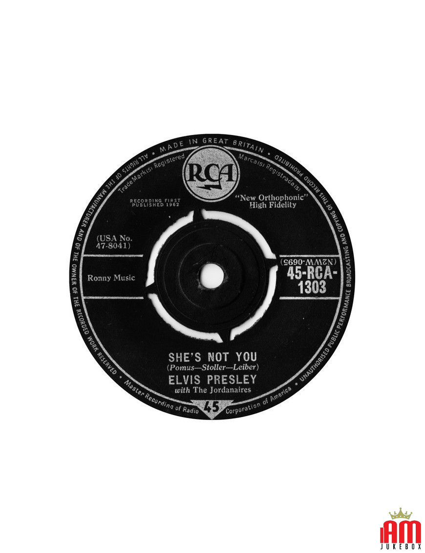 Elle n'est pas toi [Elvis Presley,...] - Vinyl 7", 45 RPM, Single [product.brand] 1 - Shop I'm Jukebox 