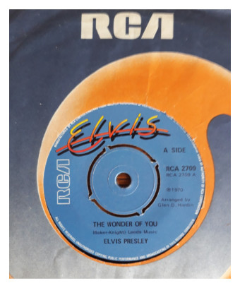 The Wonder Of You [Elvis Presley] - Vinyl 7", 45 RPM, Single, Reissue