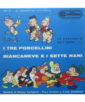 Die Lieder von Walt Disney - Band 1: Die drei kleinen Schweinchen, Schneewittchen und die sieben Zwerge [I Bambini Di Renata Cor
