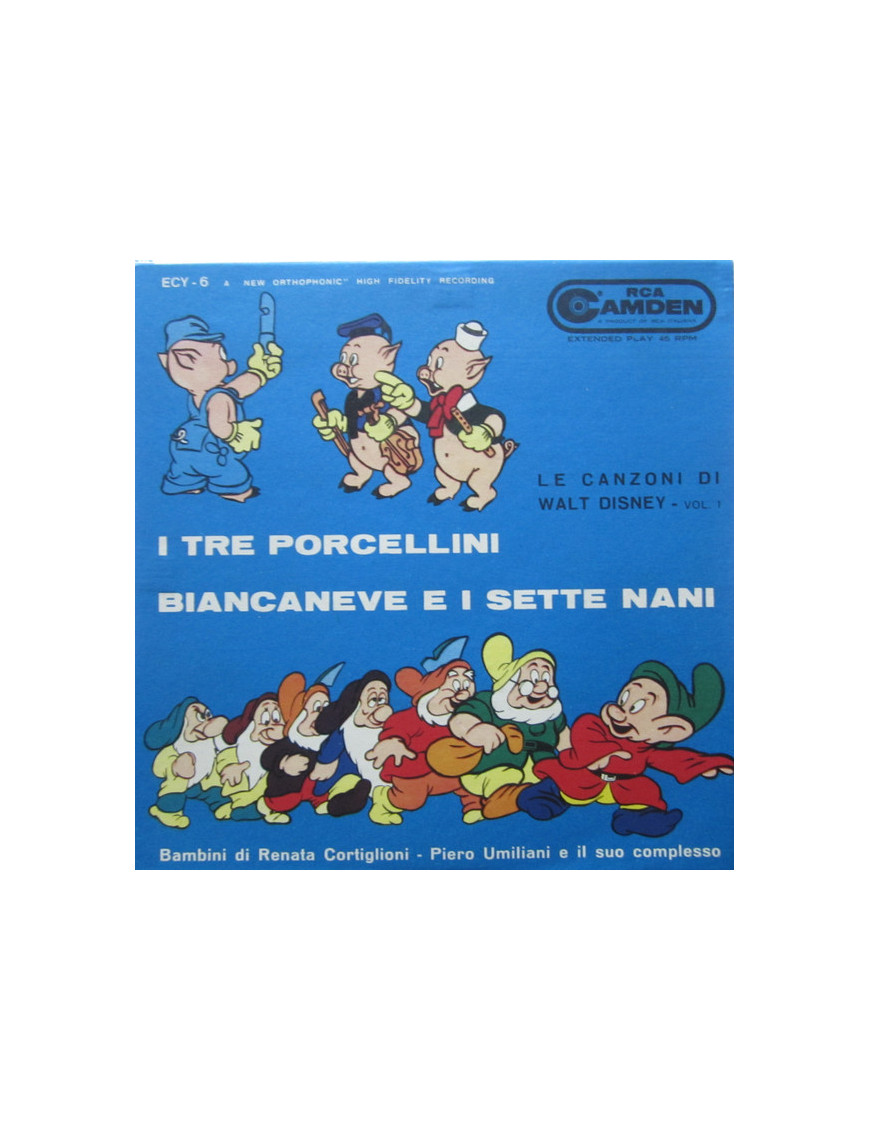 Le Canzoni Di Walt Disney - Vol. 1: I Tre Porcellini Biancaneve E I Sette Nani [I Bambini Di Renata Cortiglioni,...] -... [produ