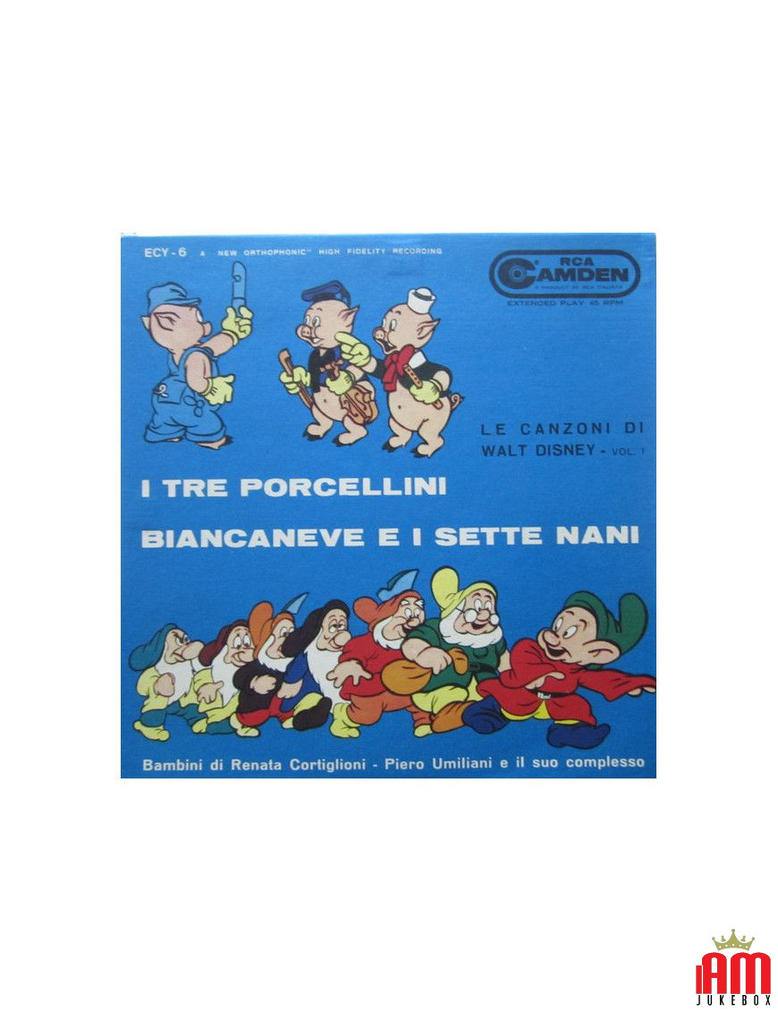 Le Canzoni Di Walt Disney - Vol. 1: I Tre Porcellini Biancaneve E I Sette Nani [I Bambini Di Renata Cortiglioni,...] -... [produ