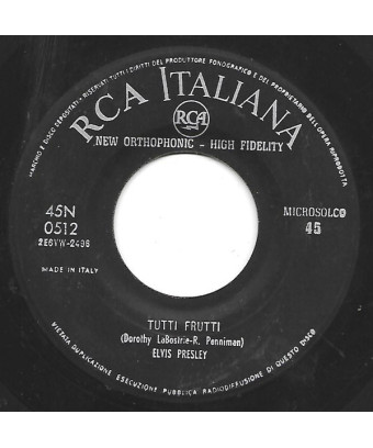Tutti Frutti [Elvis Presley] - Vinyl 7", 45 RPM