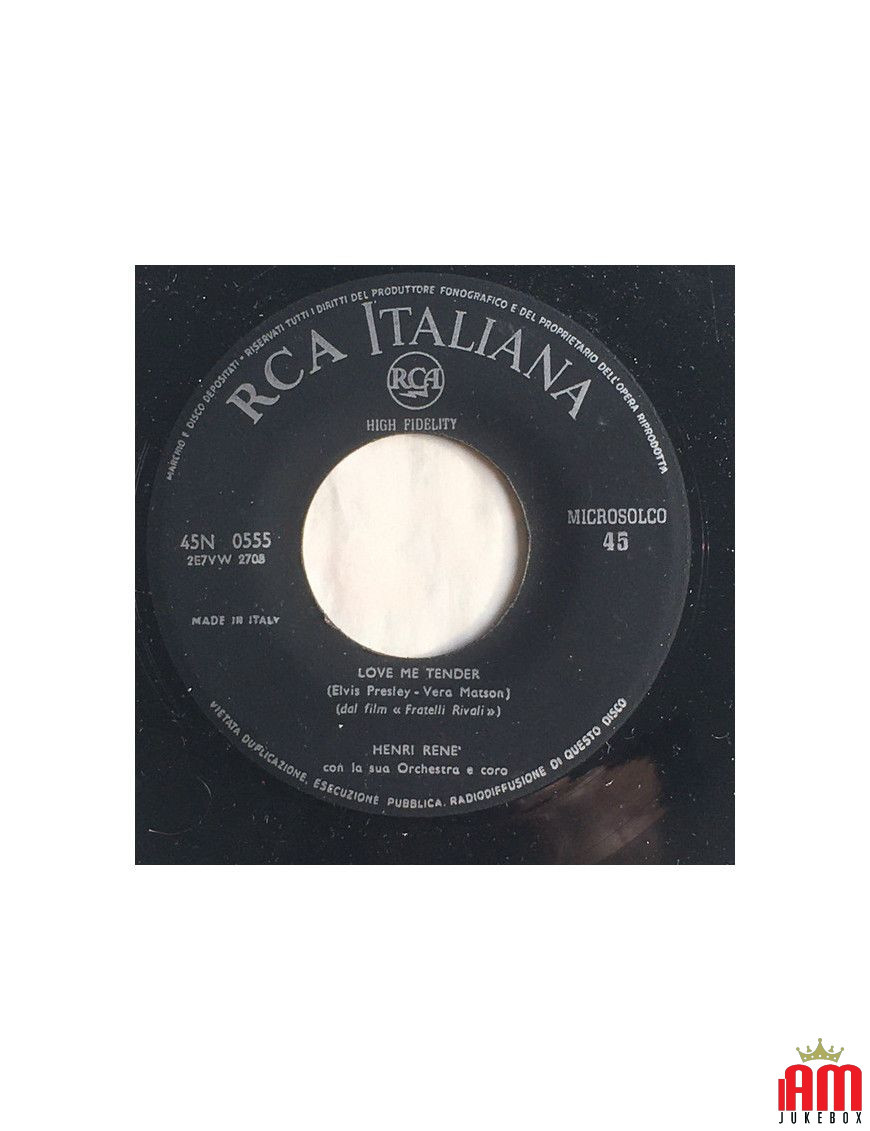 Love Me Tender Le Petit Cheval Blanc [Henri René And His Orchestra And Chorus] - Vinyl 7", 45 RPM [product.brand] 1 - Shop I'm J