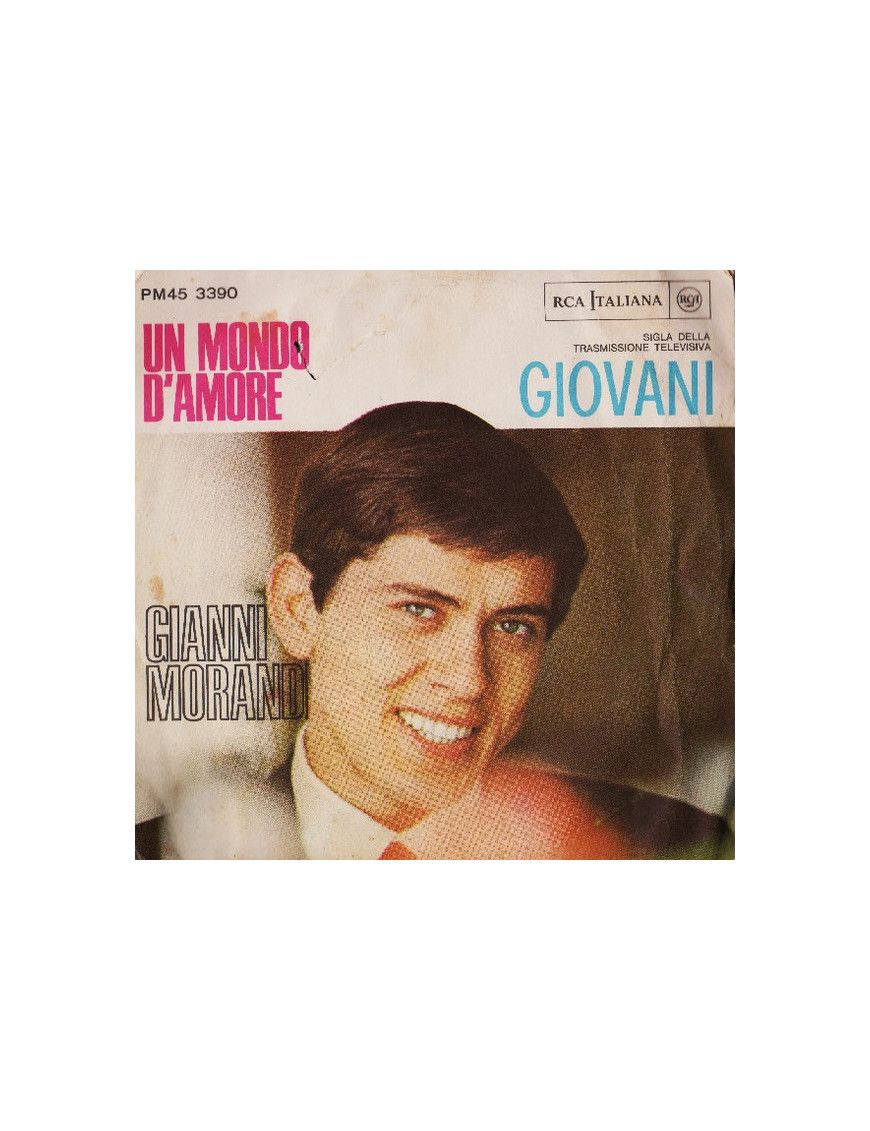 A World of Love [Gianni Morandi] - Vinyl 7", 45 RPM, Mono [product.brand] 1 - Shop I'm Jukebox 