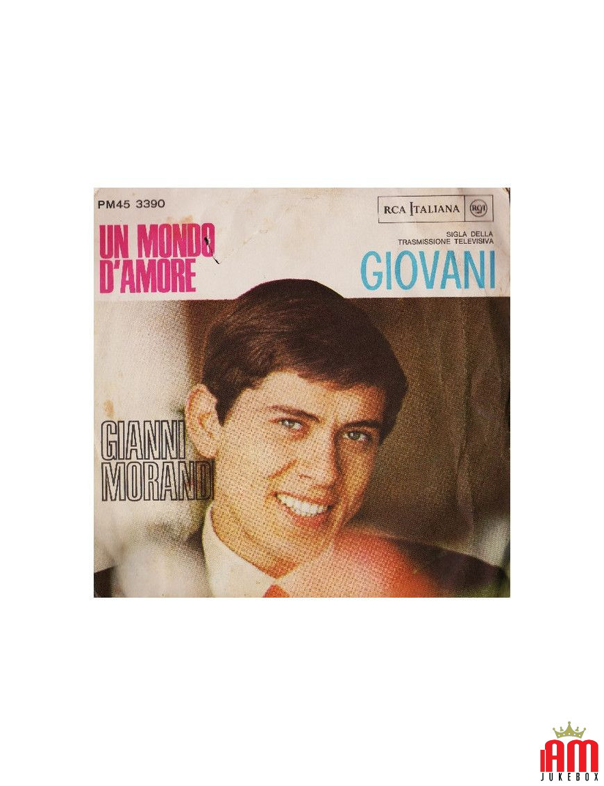 Eine Welt der Liebe [Gianni Morandi] – Vinyl 7", 45 RPM, Mono [product.brand] 1 - Shop I'm Jukebox 