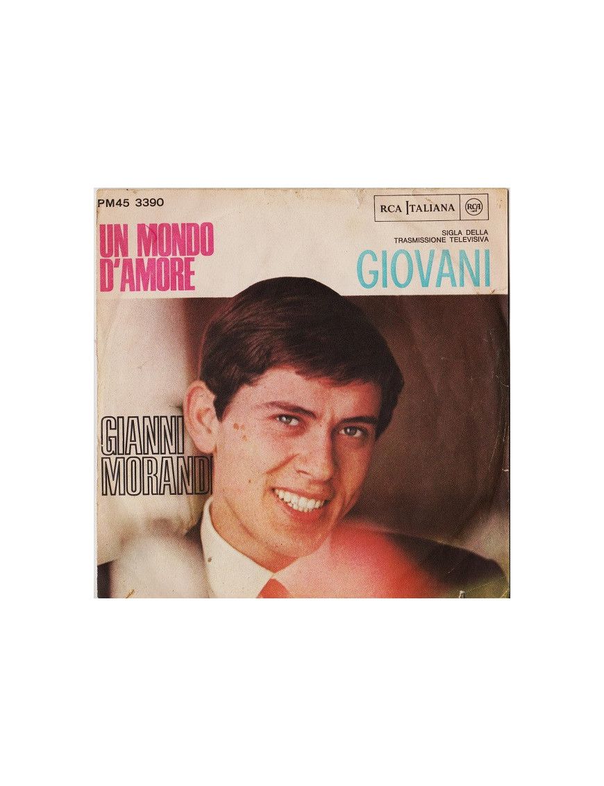 A World of Love [Gianni Morandi] - Vinyl 7", 45 RPM, Mono [product.brand] 1 - Shop I'm Jukebox 