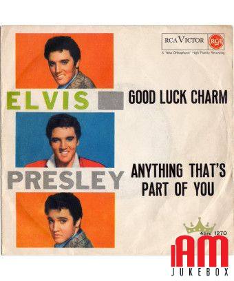 Good Luck Charm Anything That's Part Of You [Elvis Presley] – Vinyl 7", 45 RPM, Single [product.brand] 1 - Shop I'm Jukebox 