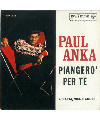 I'll Cry For You [Paul Anka] - Vinyl 7", Single, 45 RPM [product.brand] 1 - Shop I'm Jukebox 