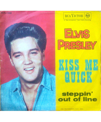 Kiss Me Quick [Elvis Presley] - Vinyle 7", 45 tours [product.brand] 1 - Shop I'm Jukebox 