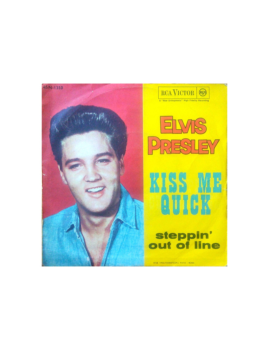 Kiss Me Quick [Elvis Presley] – Vinyl 7", 45 RPM [product.brand] 1 - Shop I'm Jukebox 