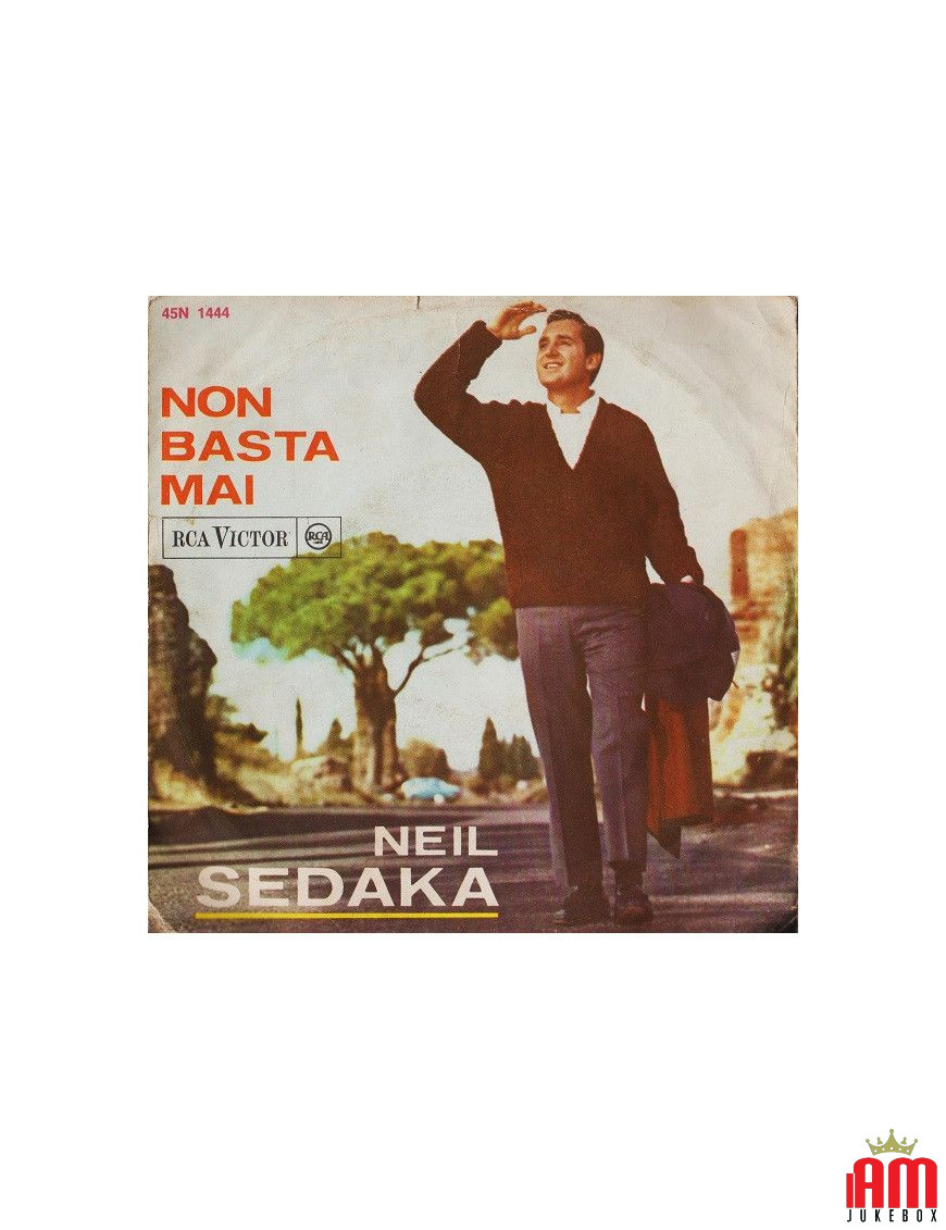 Non Basta Mai [Neil Sedaka] - Vinyl 7", 45 RPM, Mono [product.brand] 1 - Shop I'm Jukebox 