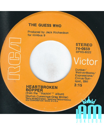 Heartbroken Bopper Arrivalderci Girl [The Guess Who] – Vinyl 7", 45 RPM, Single [product.brand] 1 - Shop I'm Jukebox 