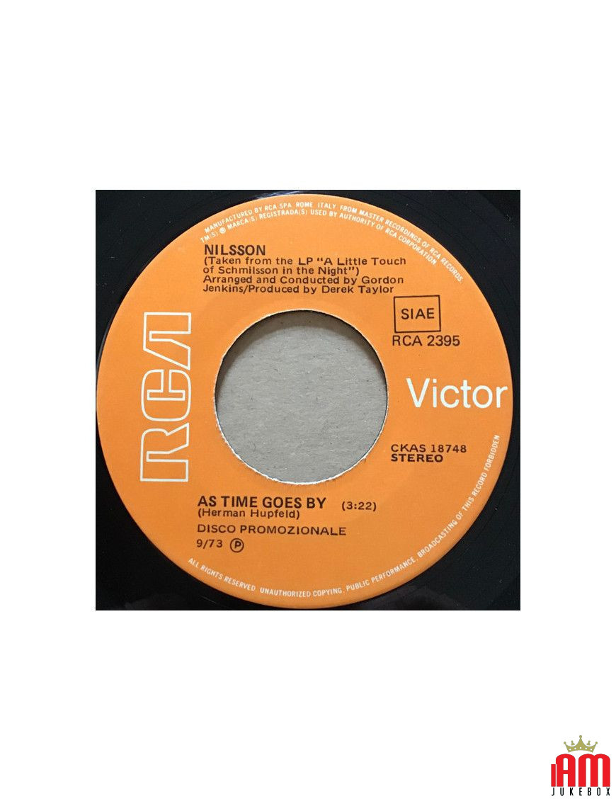 Comme le temps passe [Harry Nilsson] - Vinyl 7", 45 RPM, Promo [product.brand] 1 - Shop I'm Jukebox 