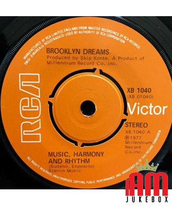 Musique, harmonie et rythme [Brooklyn Dreams] - Vinyl 7", 45 tours, Single