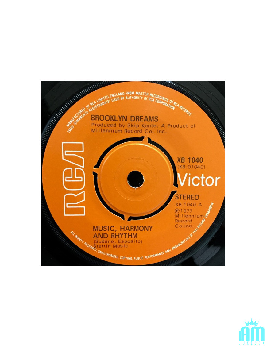 Musik, Harmonie und Rhythmus [Brooklyn Dreams] – Vinyl 7", 45 RPM, Single [product.brand] 1 - Shop I'm Jukebox 